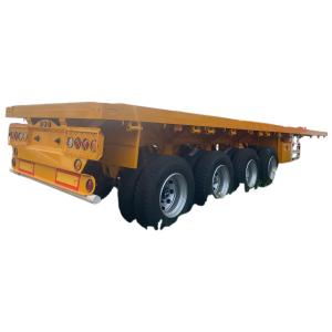 Wholesale Container Trailer Heavy-Duty 4-Axle 100t with Electrophoresis and KTL Powder Coating from china suppliers