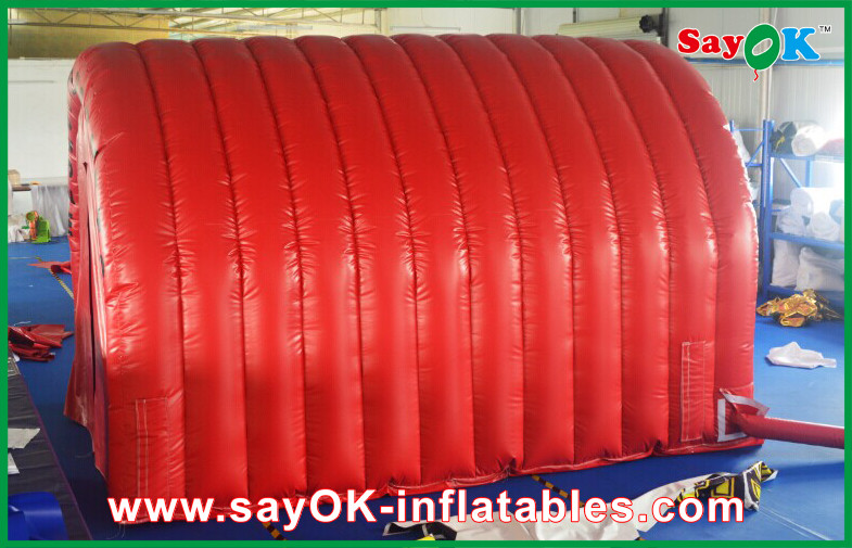 Inflatable Tunnel Tent Red Waterproof Inflatable Air Tent Inflatable Tunnel With Custom Logo Mark inflatable tent campin