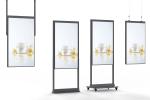 High Brightness Window Digital Signage 2500 Nits Hanging Floor Standing For Shop