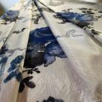 Herringbone Printed Women Suit Fabric 100gsm Chiffon And Polyester