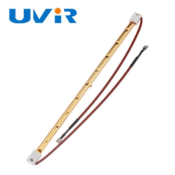 SK15 2000W Helen Lamp Gold Coating Tubes Quartz Infrared Heater Replacement