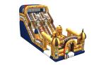 Egyptian Pharaoh Themed Commercial Inflatable Water Slides Long And High For 3 -