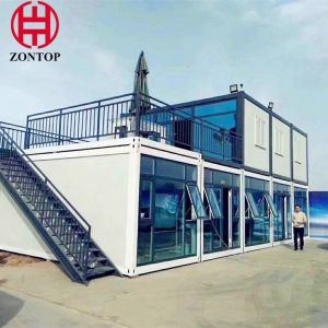 Buy cheap Zontop Modern Flat Pack Portable Living 40ft Luxury China Prefab Homes 3 Bedroom from wholesalers