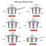 Best Selling Kitchen Non Stick Cookware Set Cooking Pot Set With Ss Handle