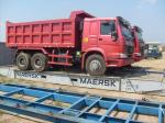 Sinotruk howo new dump truck 25tons tipper truck Euro II 371hp red color