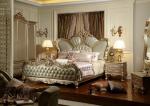 Luxury classic Bedroom furniture Villa interior design of King bed by Craft wood