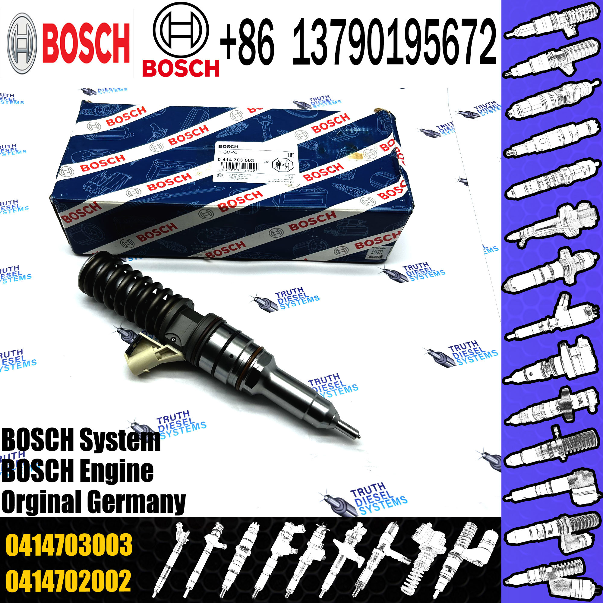 Fuel Injector Assembly 0414701013 0414701083 0414701052 0414703003