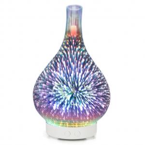 Wholesale Christmas Firework Aromatherapy Essential Oil 3D Diffuser Glass Humidifier from china suppliers