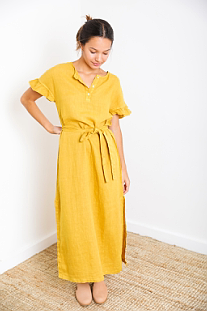 Paloma Mustard Short Sleeve