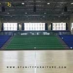 Convenient Multi Purpose Retractable Bleacher Seating