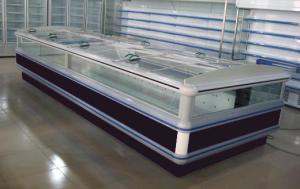 Wholesale Self Contained Supermarket Island Frost Free Freezer 90mm Thick with Toughed Body from china suppliers
