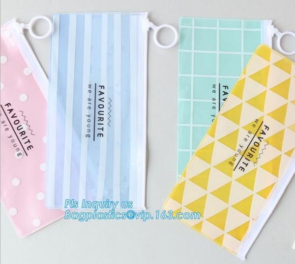 wholesale slider zipper pvc pouch clear vinyl pvc k bag, slider zipper pvc pouch