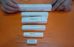 Wholesale White 20W 100 Ohm / 100R Cement Power Resistor , High Temperature Resistor from china suppliers