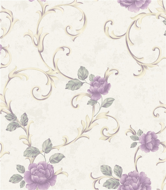 European Style Paper Backed Vinyl Wallpaper For Room Interior , Eco - Friendly