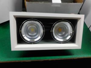 Wholesale Resistental recessed downlight, recessed downlight 2x10w grille light from china suppliers