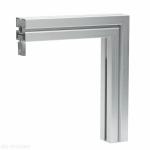 Stiffness Sleek Aluminum Extrusion Shelf Unit Customized