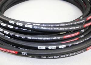 5/16 SAE 100 R1 AT Hydraulic Rubber Hose For CO2 Powder And Foam Extinguishers