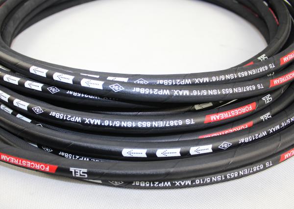 Quality 5/16" SAE 100 R1 AT Hydraulic Rubber Hose For CO2 Powder And Foam Extinguishers for sale