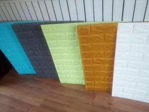 Wholesale 10mm 3d Brick Wall Panels Stickers Pe Foam Self Adhesive Wallpaper Removable Wall Decoration from china suppliers