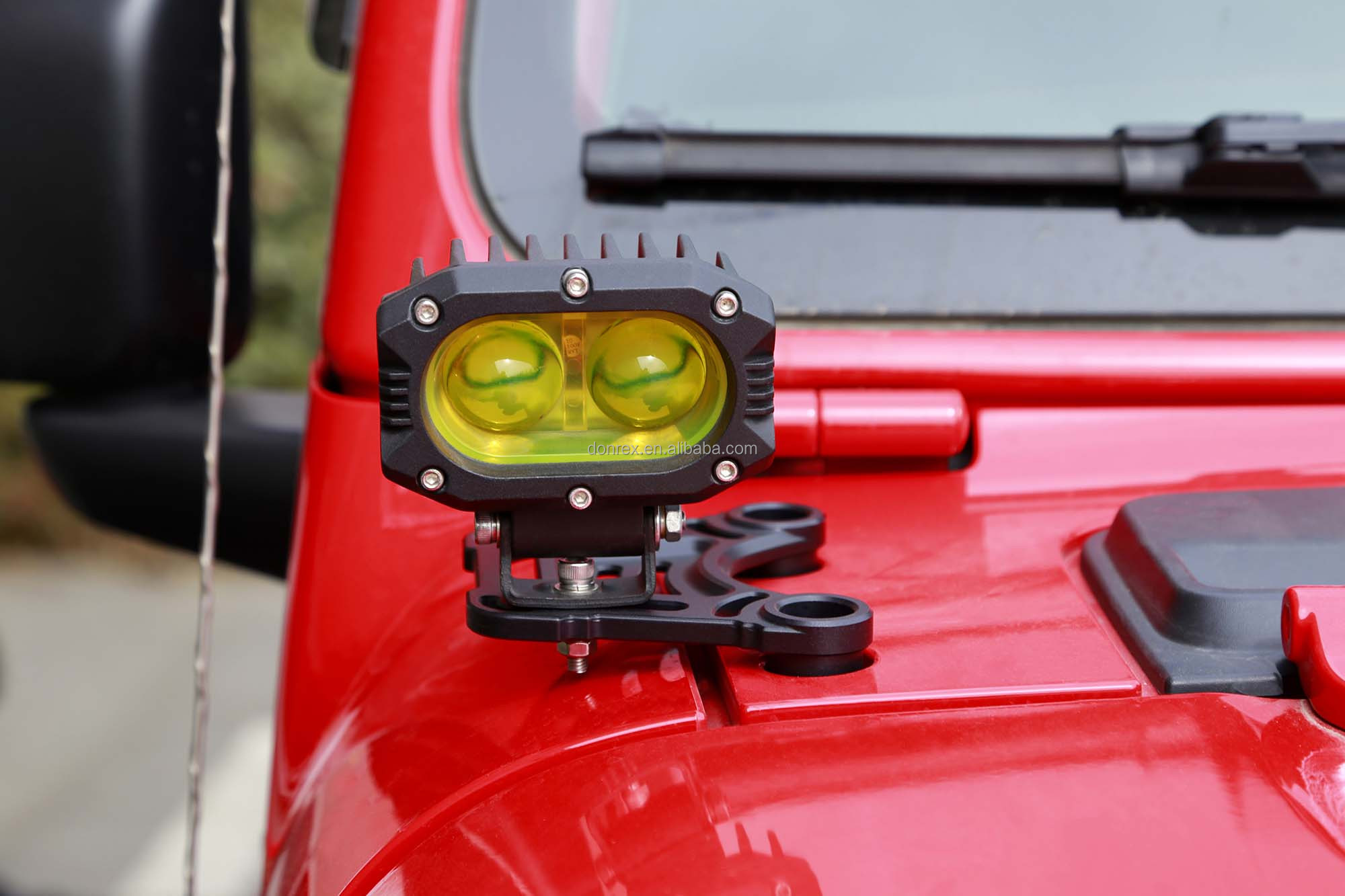 2018-2019 Jeep Wrangler JL Accessories Aluminum Alloy A Pillar Light Mount Brackets