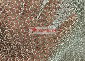 Wholesale SS304 Chainmail Welded Ring Mesh 0.8mm Wire 7mm Ring For Decoration from china suppliers
