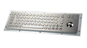 Wholesale MKT2654 370x122mm kiosk metal keyboard with trackball from china suppliers