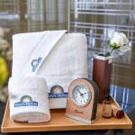 Spa Gym Soft Luxury Bath Towels , White Cotton Bath Towels For Hotel Adults