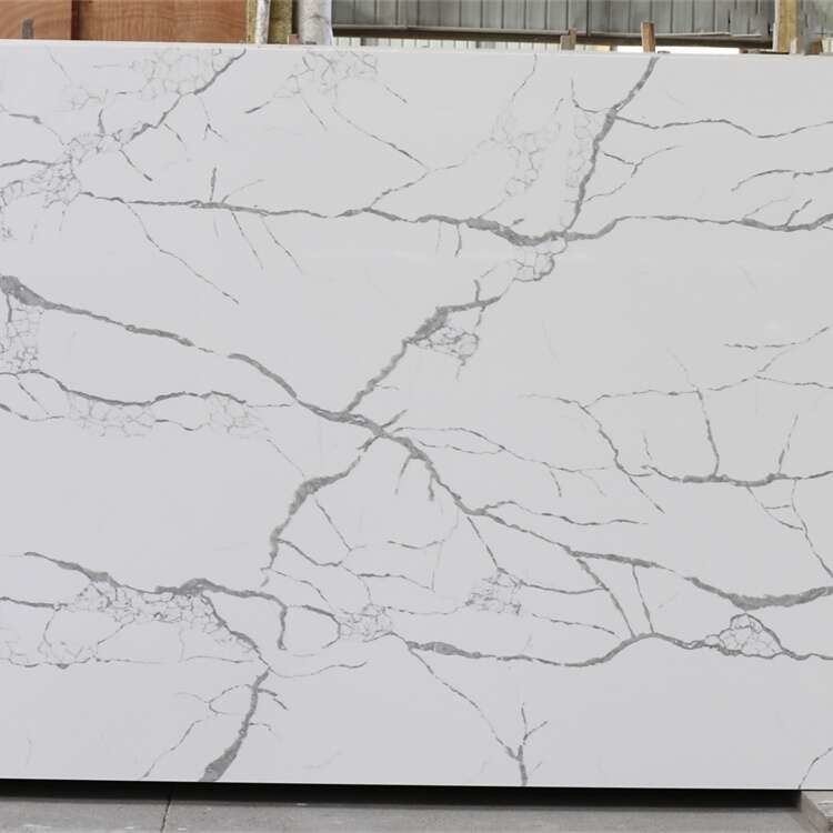 93% Quartz Stone Sheet Engineered Quartz Slab Calacatta Gold Quartz Stone Slab