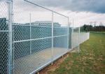 Dipped Galvanized Chain Link Fence With 35-300G per Square Meter Zinc Coating;