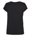 Front Red Pattern Printed Ladies Viscose Tops , Ladies Short Sleeve T Shirts