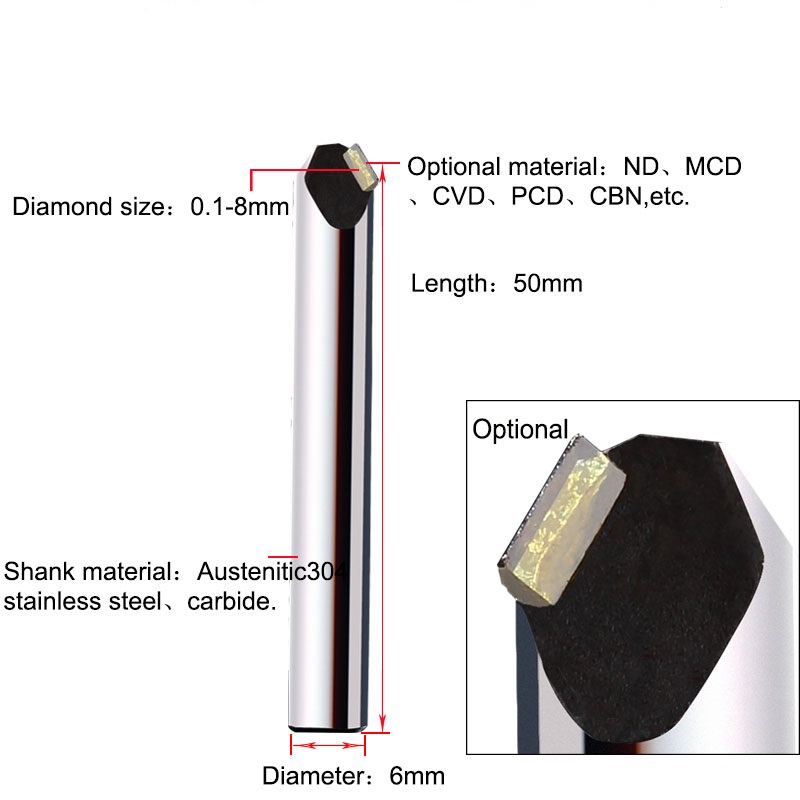 50mm 90 Degree UP And Down Chamfering Cutting Tools