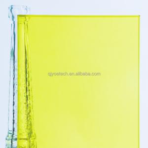 Wholesale Solid Structure Light Yellow PVB Film Laminated Safety Glass for Kitchen Staircase from china suppliers