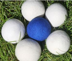 Wholesale china factory Colored Pure Genuine 6-Pack XL 100% Wool Dryer Balls from china suppliers