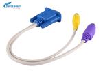 PC LAPTOP VGA D SUB Cable S-Video 3 RCA Composite AV TV Out Converter Adapter