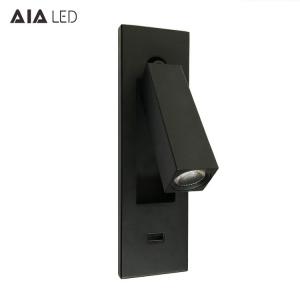 Wholesale Modern led flexible arm USB reading light/headboard wall light bed reading light for hotel from china suppliers