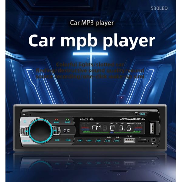Creatall Single-Disc Universal Car MP3 Player USB Flash Drive BT Wireless Amplifier Hands-Free Audio Head Unit Central Control