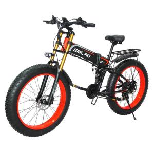 Wholesale 1000w Fat Tire Folding Electric Bike Fold Up With 60-70Nm Torque from china suppliers