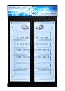 China Cold Chian Glass Door Freezer Display Cabinet Electronic Thermostat Control on sale