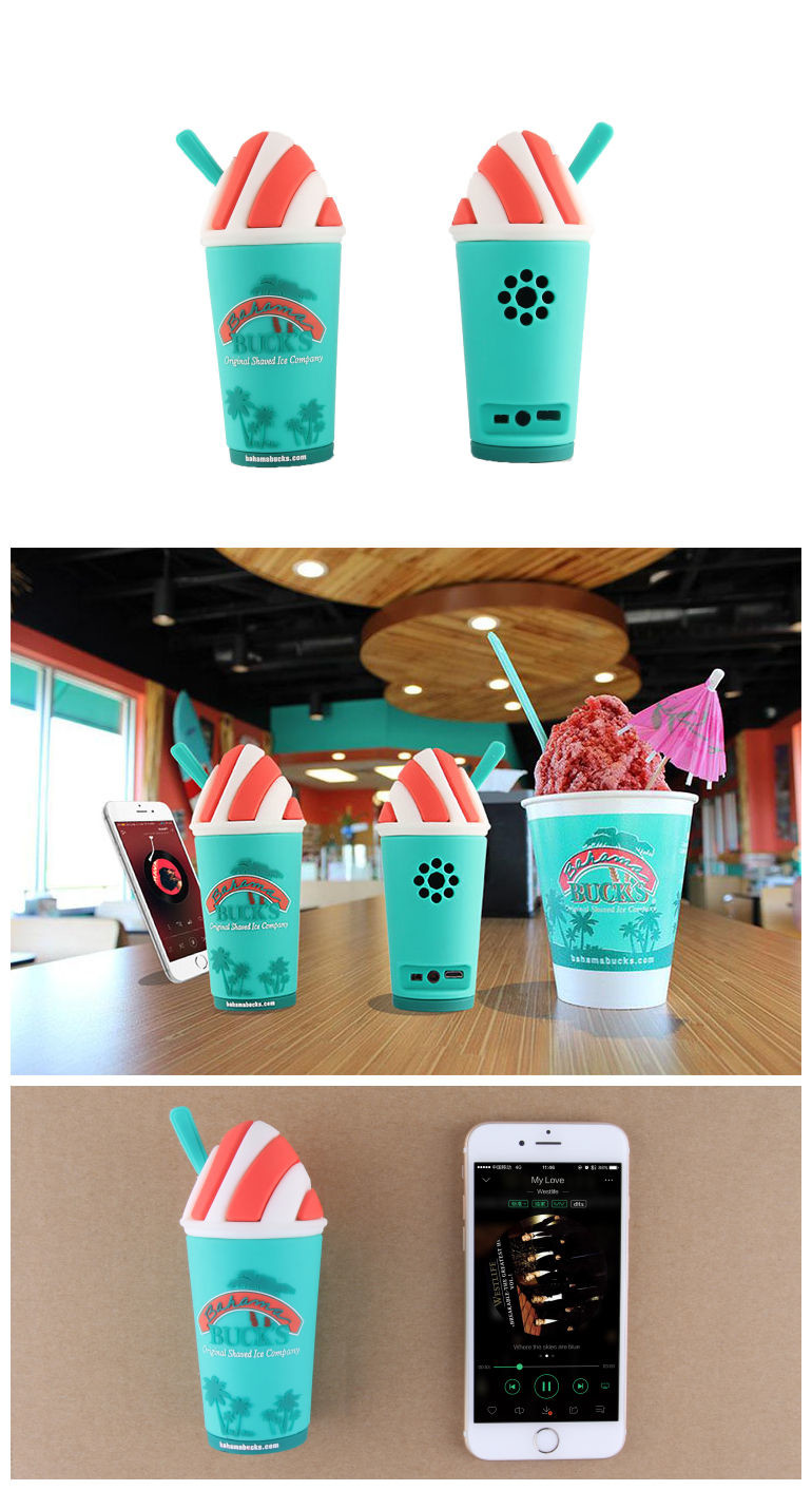 Customized PVC Portable Bluetooth Speaker with High Voice Quality