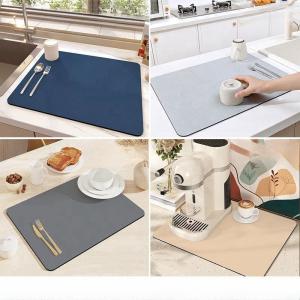Wholesale Eco-friendly Anti-slip Waterproof Drying Mat for Kitchen Bar Customized Logo Accepted from china suppliers