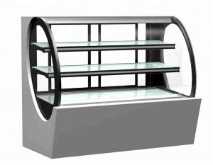 Wholesale Commercial Cake Display Showcase Glass Bakery Display Cabinet Refrigerator Showcase from china suppliers