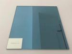 Tinted Agricultural Pacifica Blue Tempered Glass Panels Low Emissivity