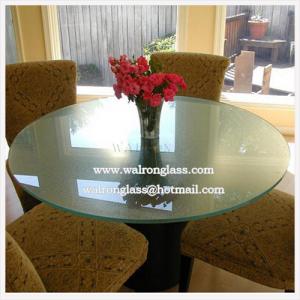 Wholesale Beautiful Round Modern Tempered/Toughened Glass Table Top from china suppliers