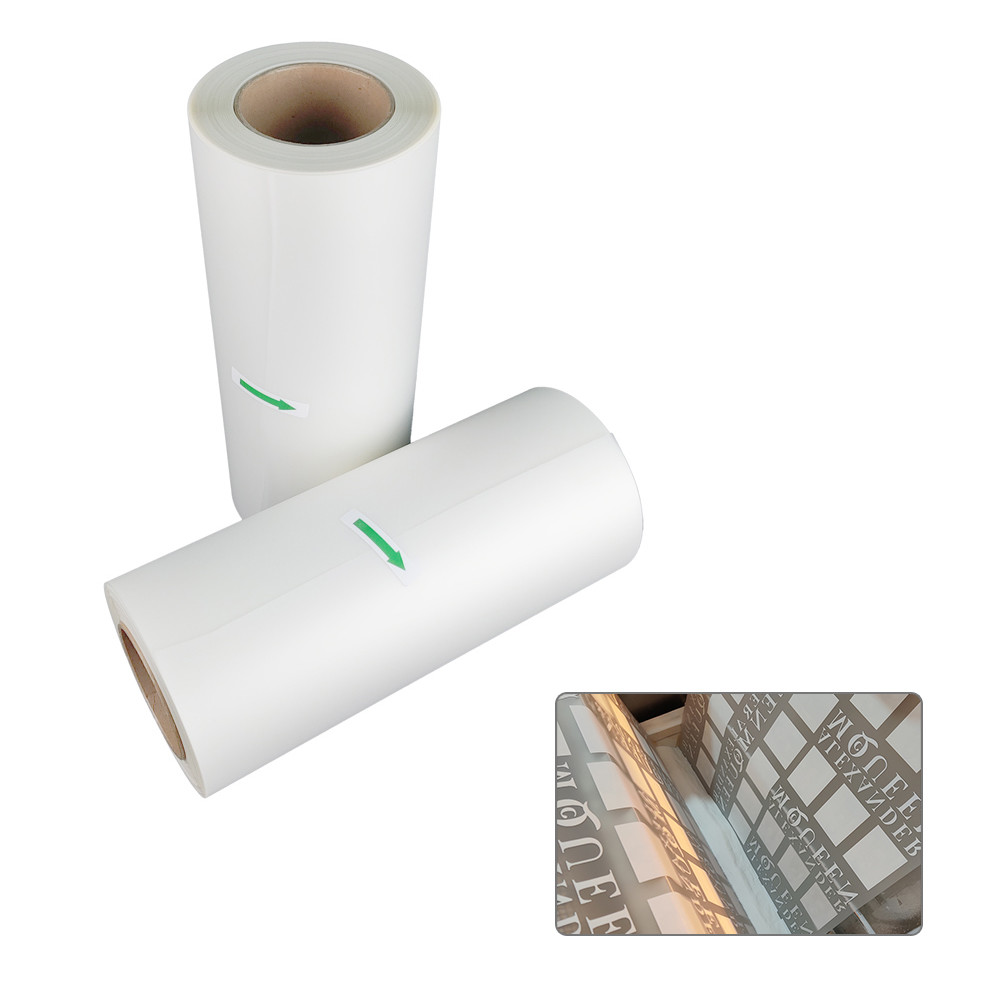 Single Side DTF Pet Film 30CM 33CM 60CM Roll Heat Transfer DTF Film For Tshirt