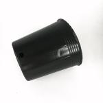 Black Color Big Plastic Flower Pot Garden Aging Resistant