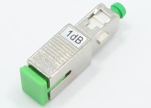 Wholesale SC APC 1dB SM Fiber Optic Attenuator , Low Insertion Loss Single Mode Fiber Attenuator from china suppliers