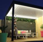 Waterproof Motorized Louver Roof Aluminium Pergola
