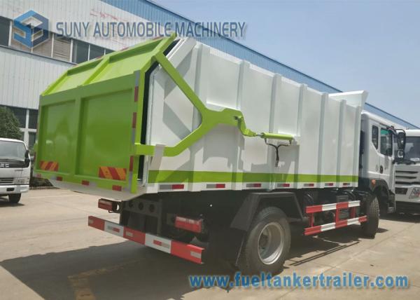 Diesel Hooklift Rubbish Compactor Truck 4x2 Drive Refuse Truck For Industrial