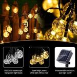 IP65 1.2V 20ft 30LEDs Solar Garden Bulb String Lights