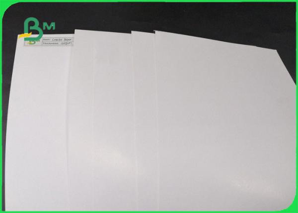61 * 86cm 100% Vigin Pulp Couche Paper Excellent Folding Endurance For Printing
